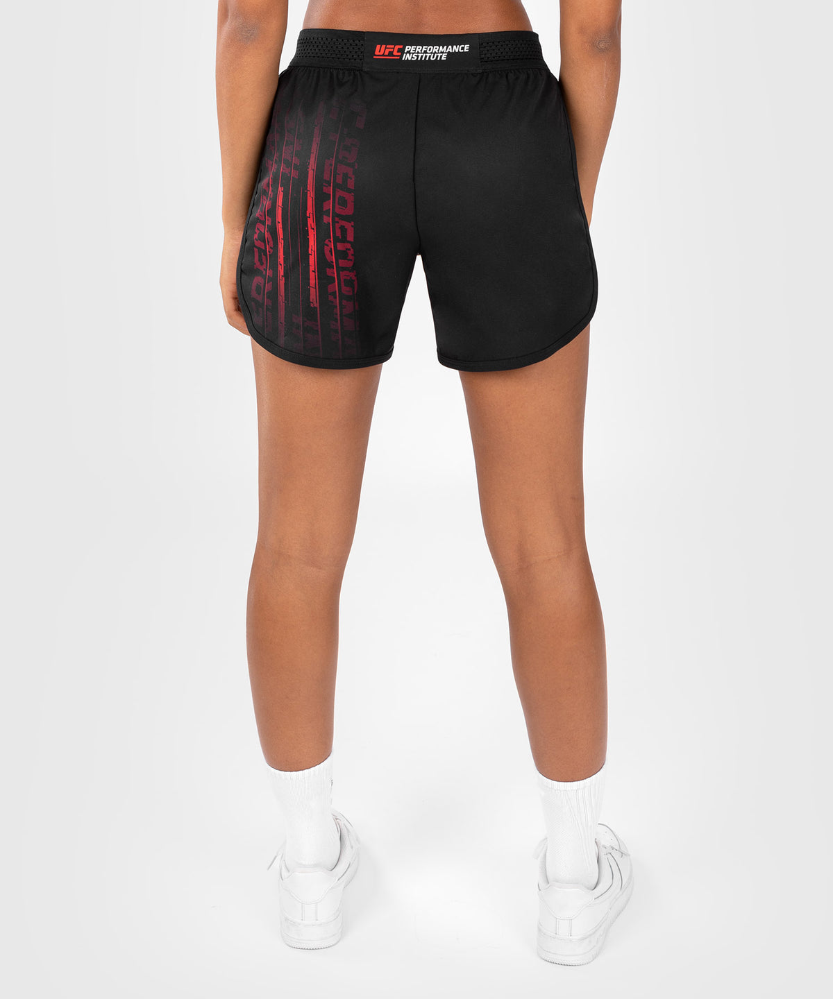 Short de Performance pour Femmes UFC Venum Performance Institute 2.0 - Noir/Rouge