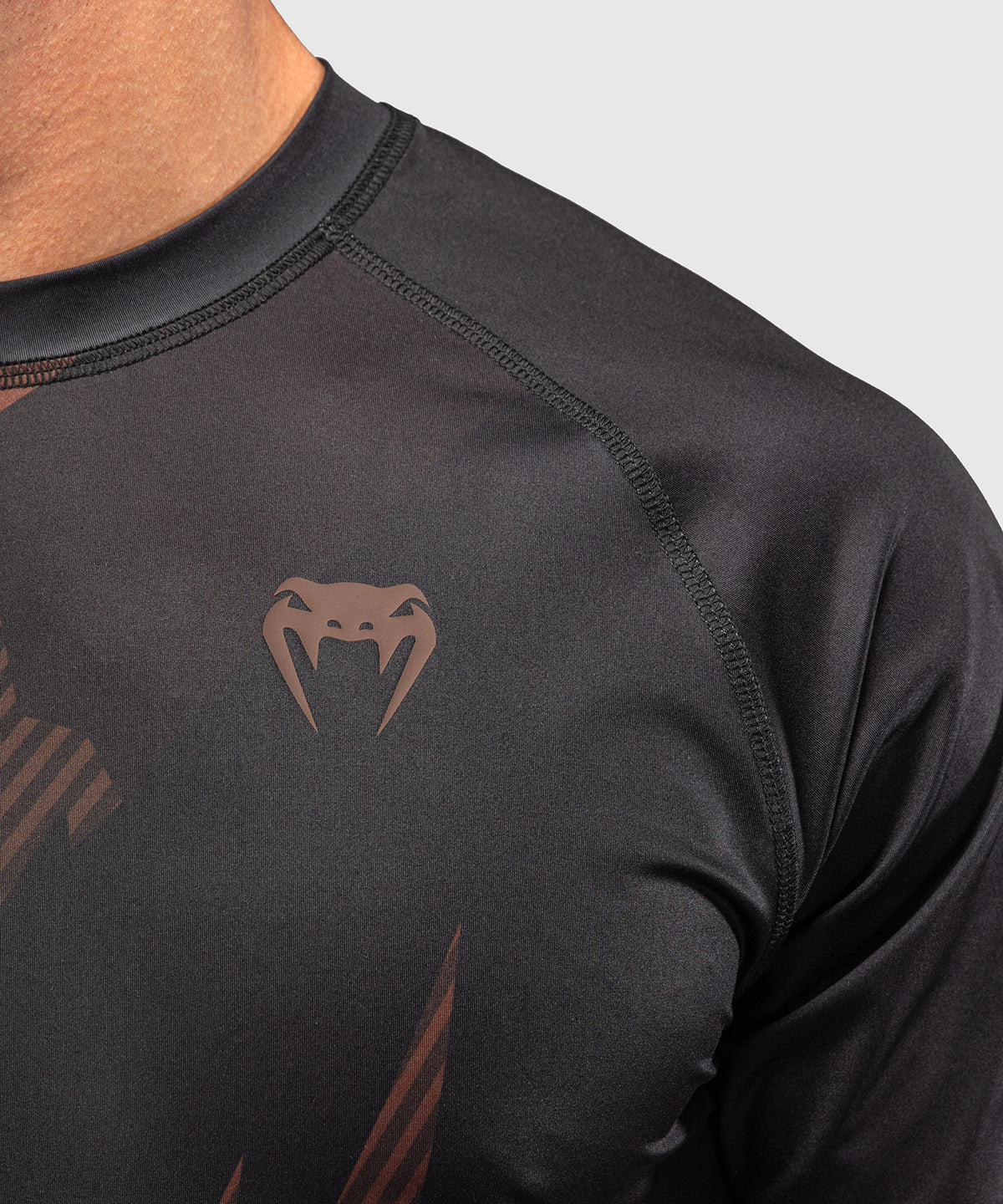 Venum No-Gi 6.0 Dry-Tech T-Shirt Schwarz/Braun