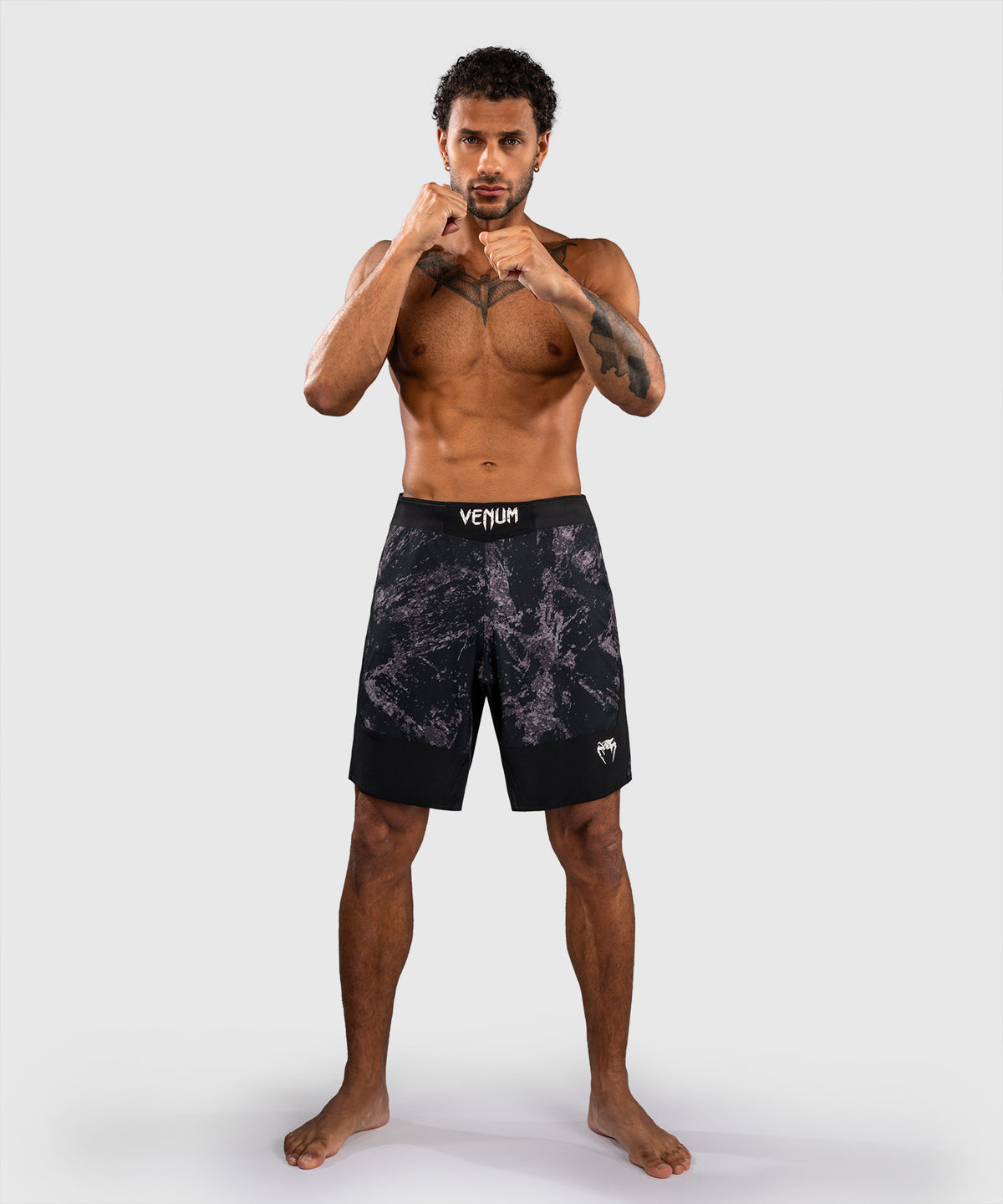 Venum Rage & Workout Fight Shorts - Black/Grey