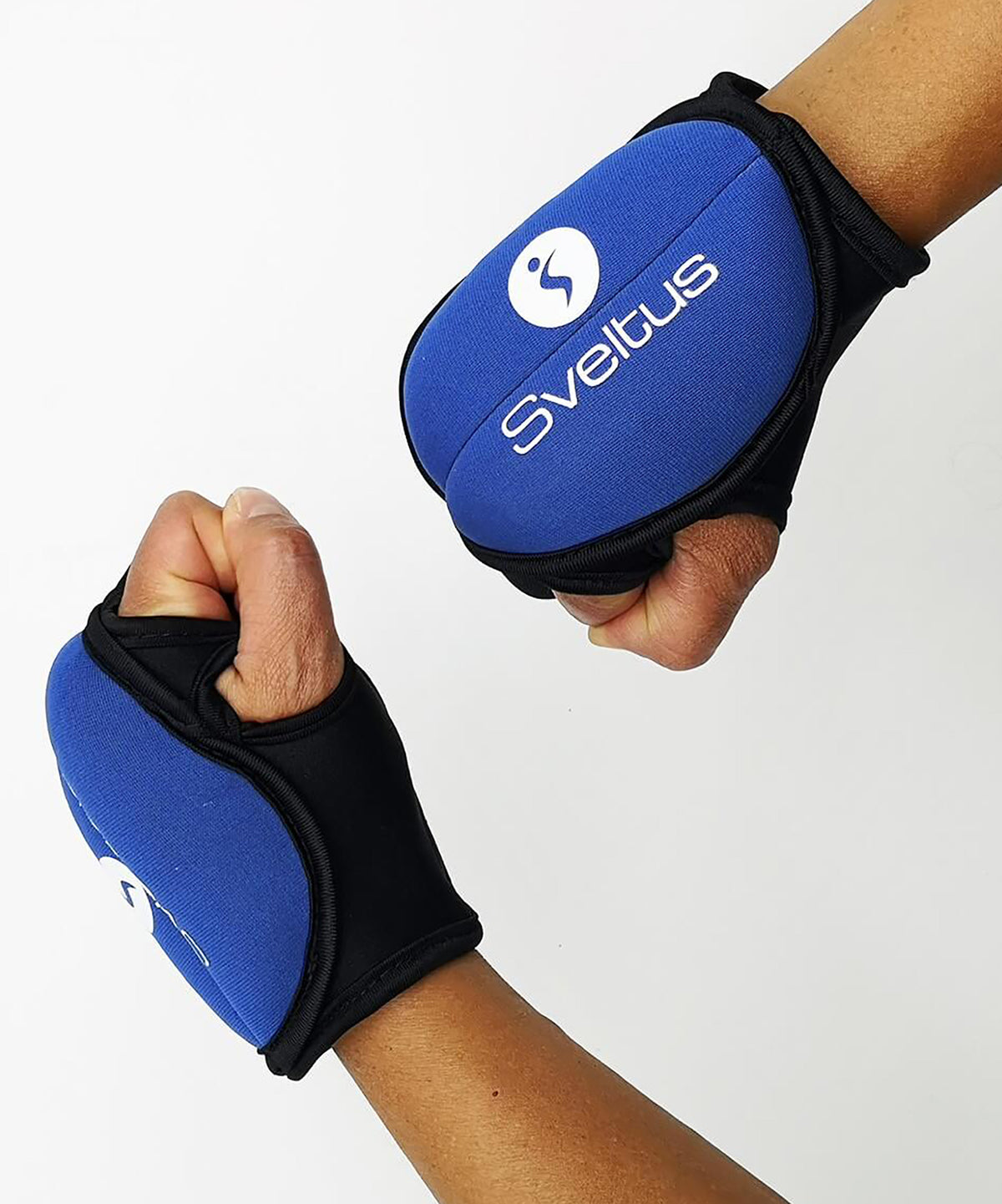 Sveltus Piloxing-Handschuhe 500g 2er-Set - Blau/Schwarz