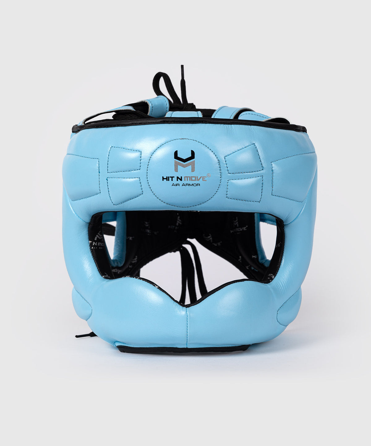 Hit N Move Boxing Headguard with Nose Bar - Sky Blue