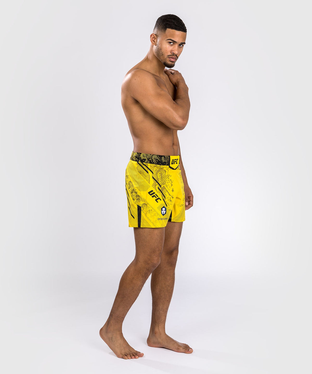 Short de combat Coupe courte pour Hommes UFC Adrenaline by Venum Authentic Fight Night - Jaune