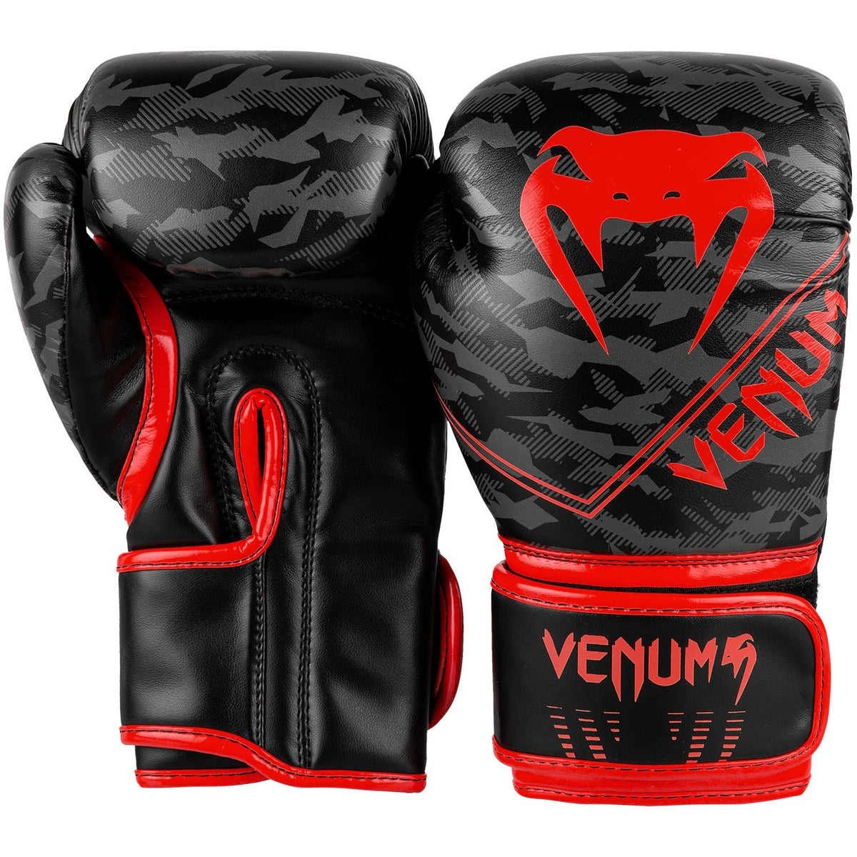 Gants de boxe Enfant Venum Okinawa 2.0 - Noir/Rouge