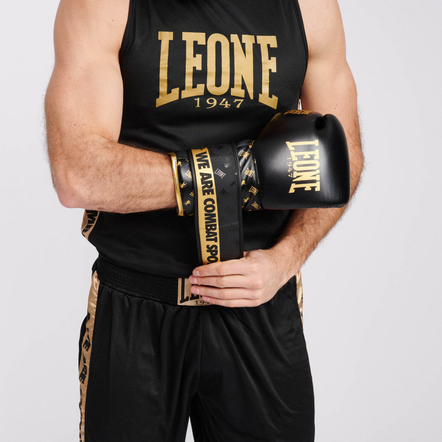 Leone DNA Boxhandschuhe - Schwarz/Gold