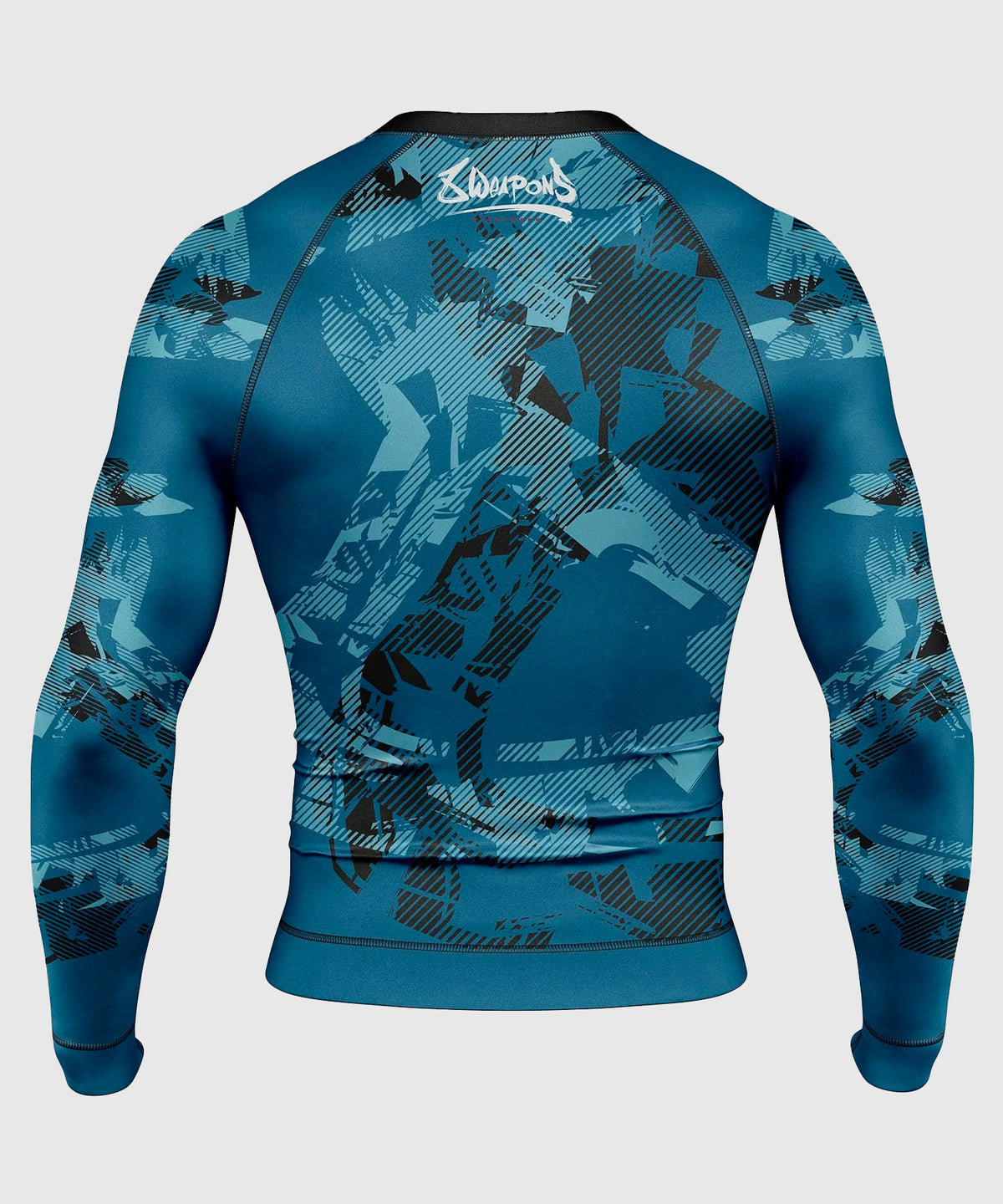 8 Weapons Hit 2.0 Langarm-Rashguard - Blau