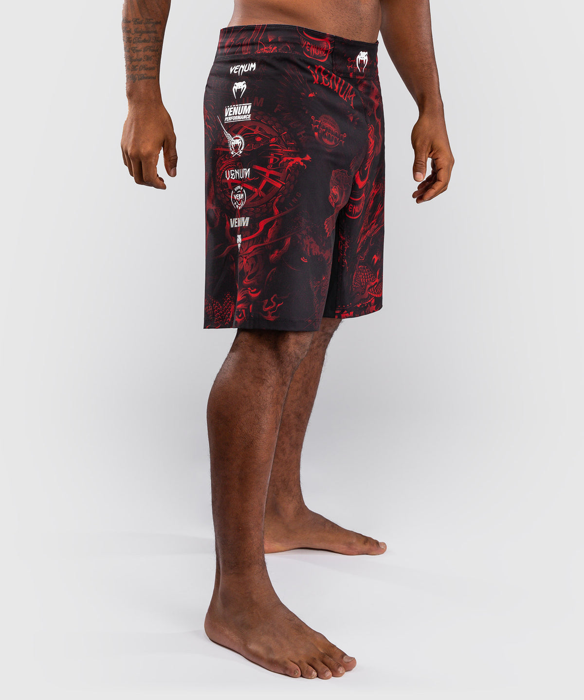 Venum 20th Anniversary Pantaloncini da Combattimento - Nero/Rosso