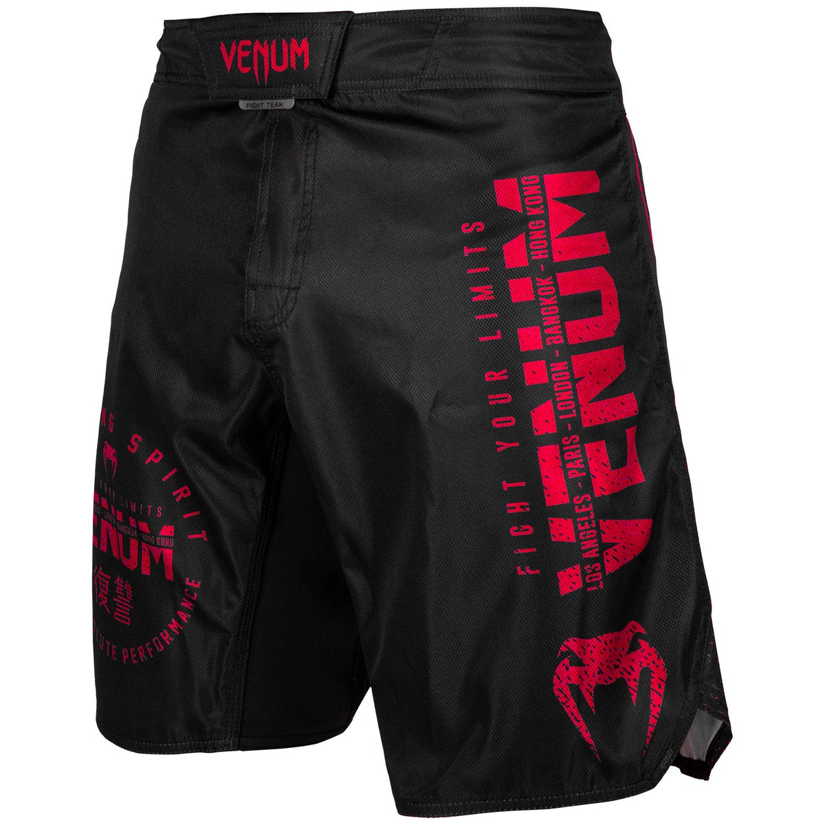 Pantaloncini da combattimento Venum Signature - Nero/Rosso