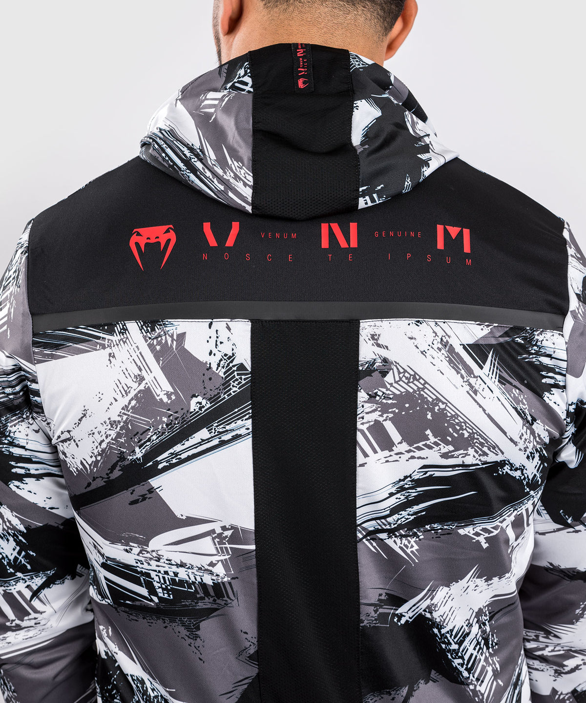 Sweat à capuche Venum Electron 3.0 - Gris/Rouge