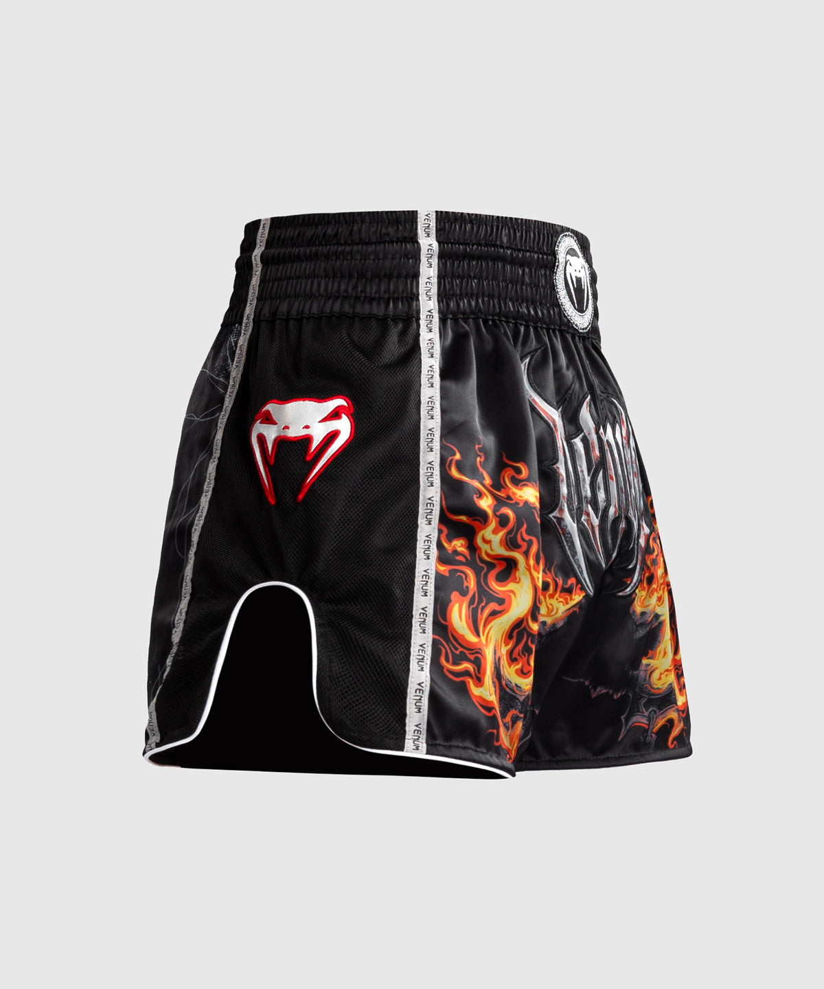 Venum Gladiator 5.0 Pantalones Cortos De Muay Thai - Negro/Naranja Neón