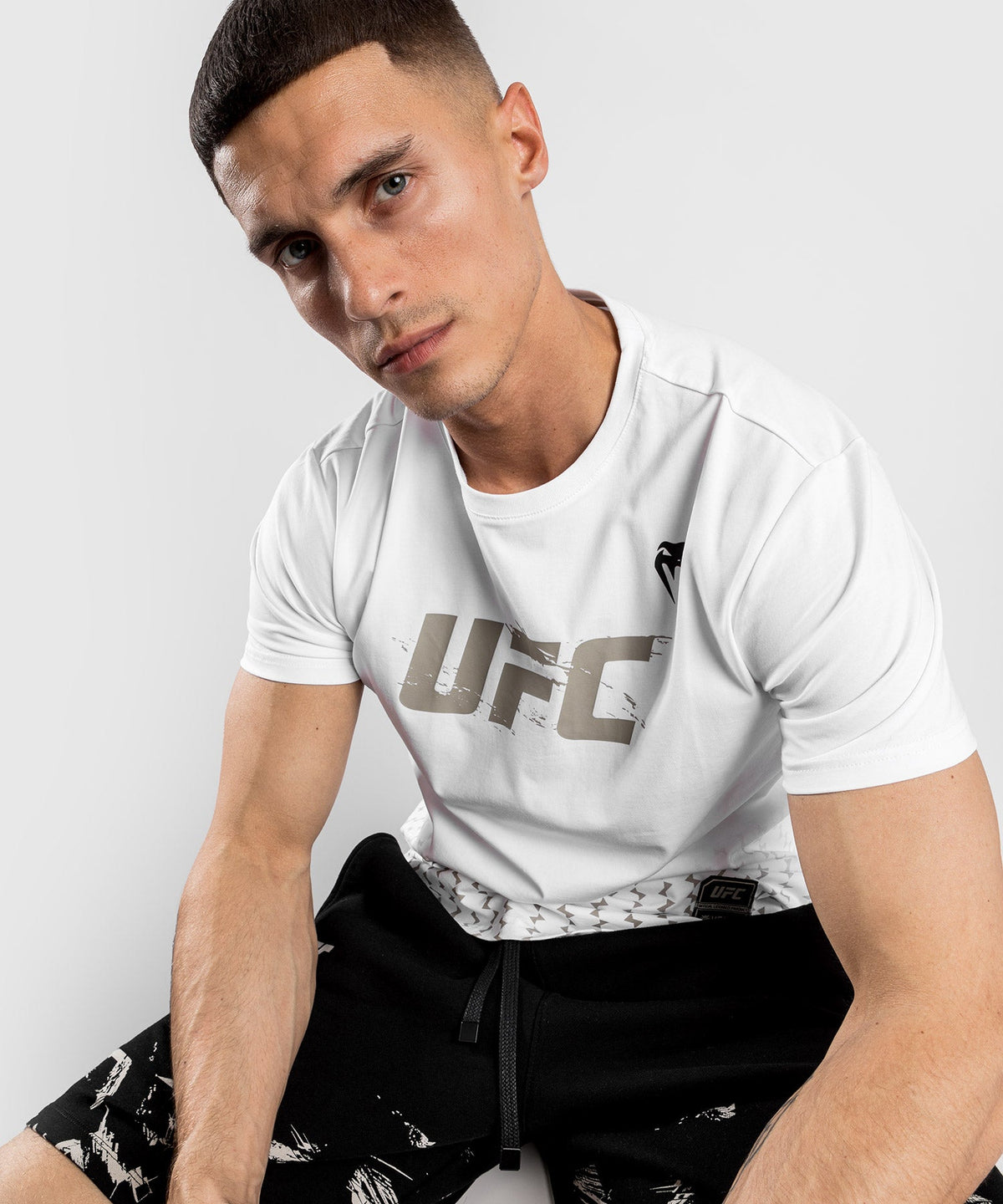 T-Shirt UFC Venum Authentic Fight Week 2.0 - Manches Courtes - Blanc