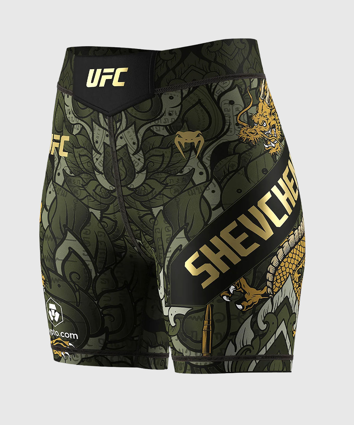 Short de compression pour Femmes UFC Unrivaled by Venum Valentina Shevchenko - Vert