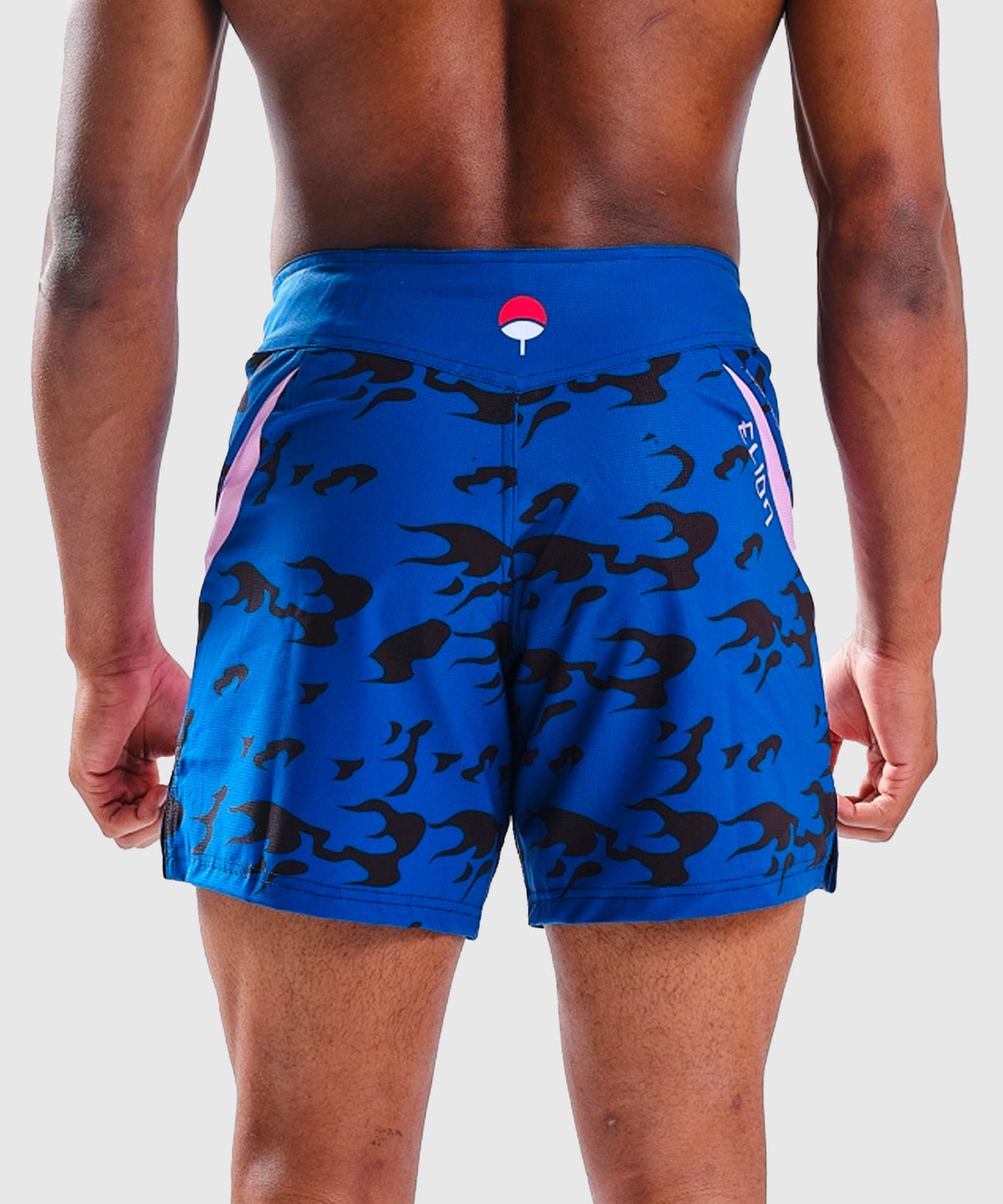Elion X Naruto Sasuke Fightshorts - Blau