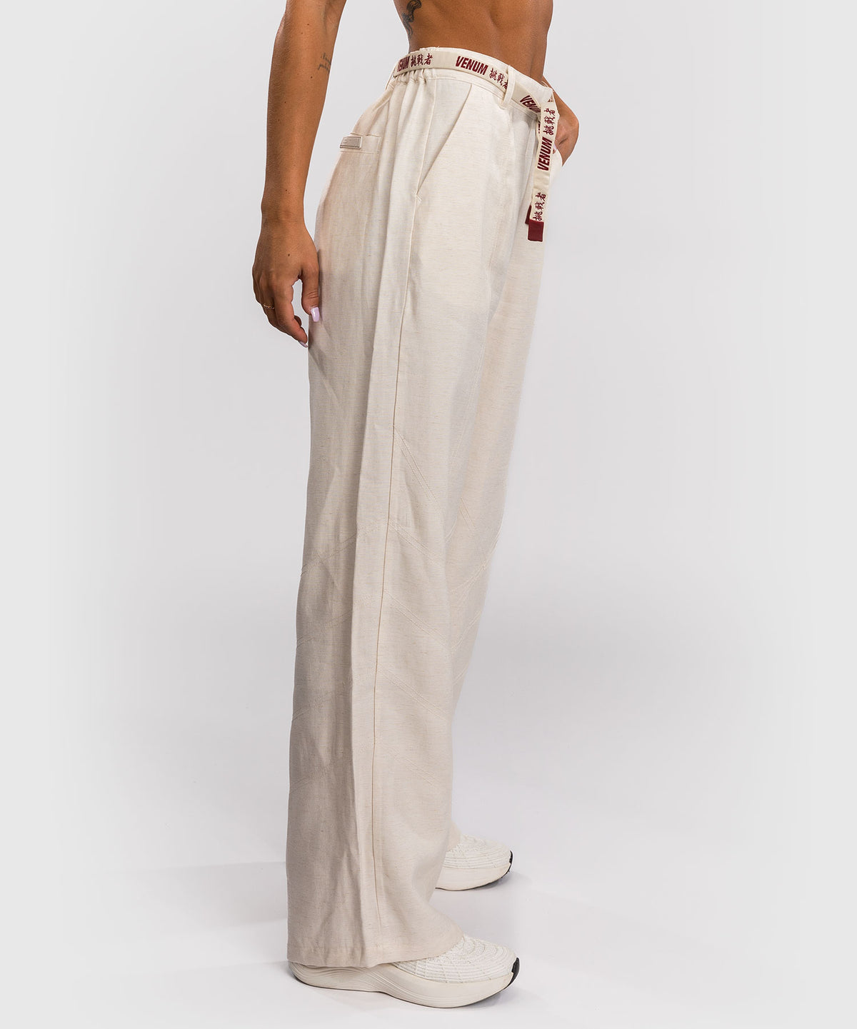 Pantalon pour Femmes Venum Serpenti – Ivoire/Bordeaux