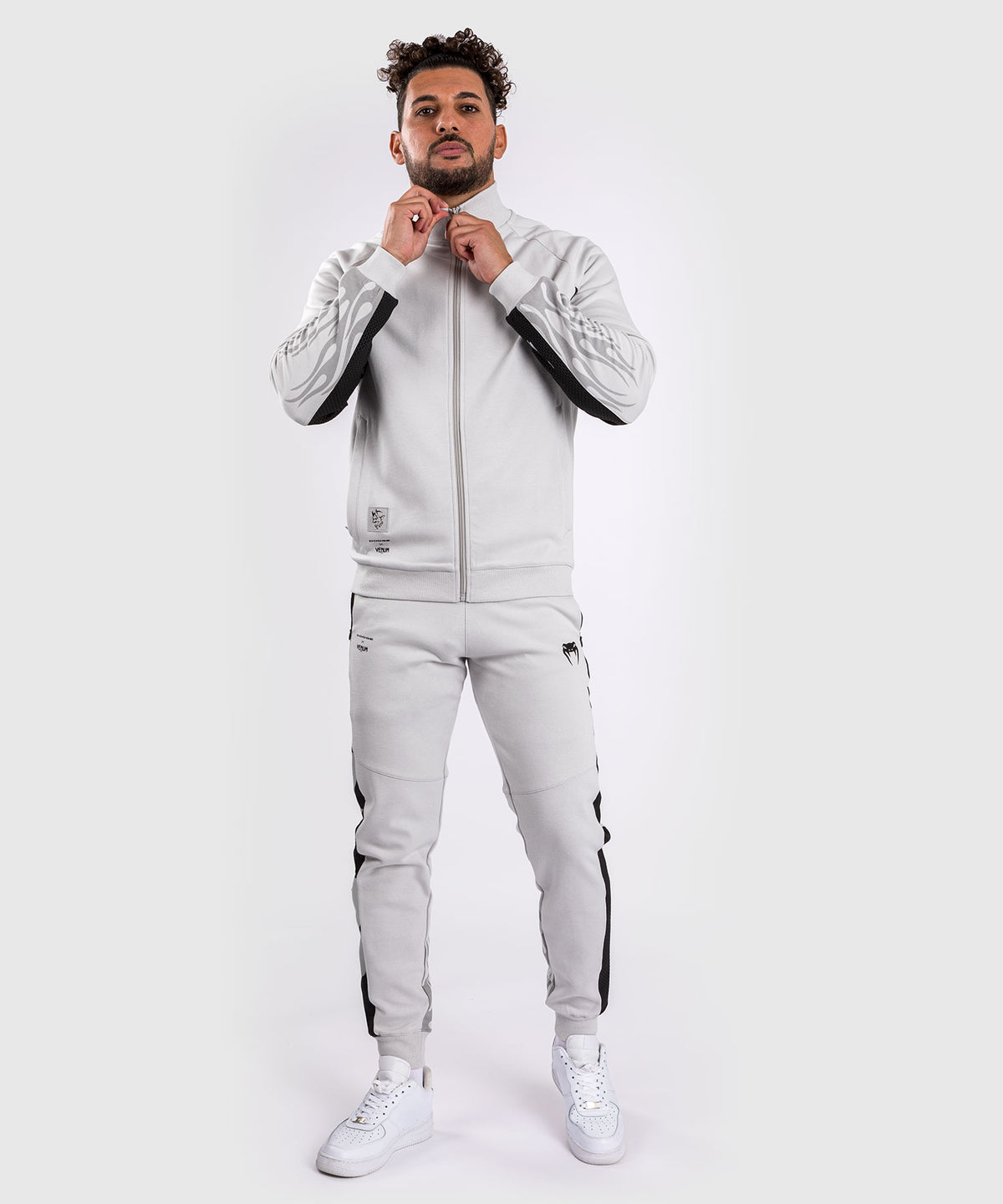 Venum x Dodge Demon 170 Herren-Jacke mit durchgehendem Reißverschluss - Grau