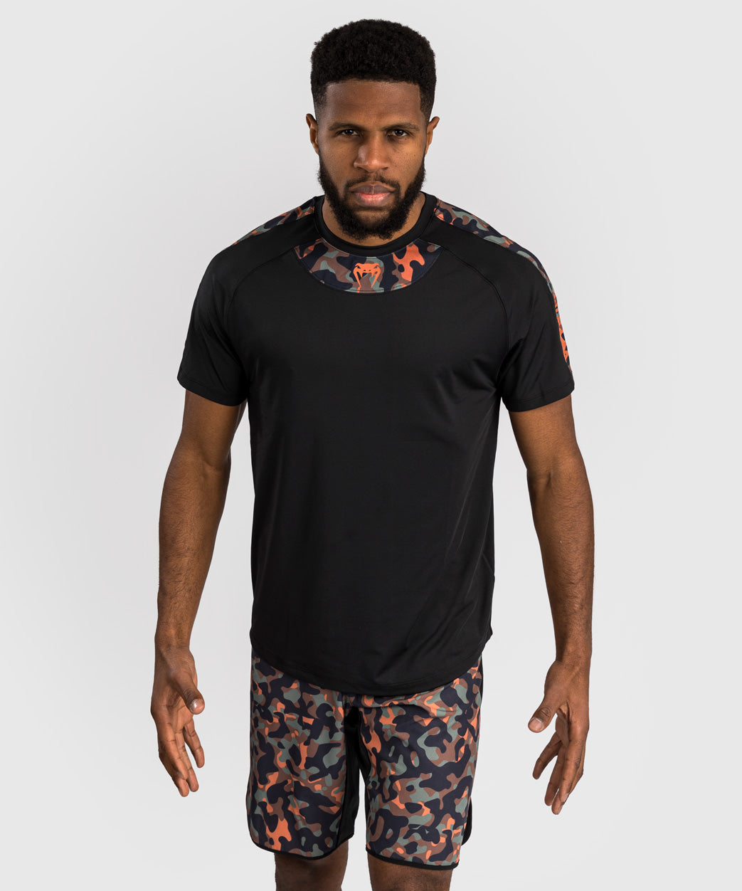 T-shirt Dry-Tech Venum Jungle Ops - Noir/Camouflage Kaki