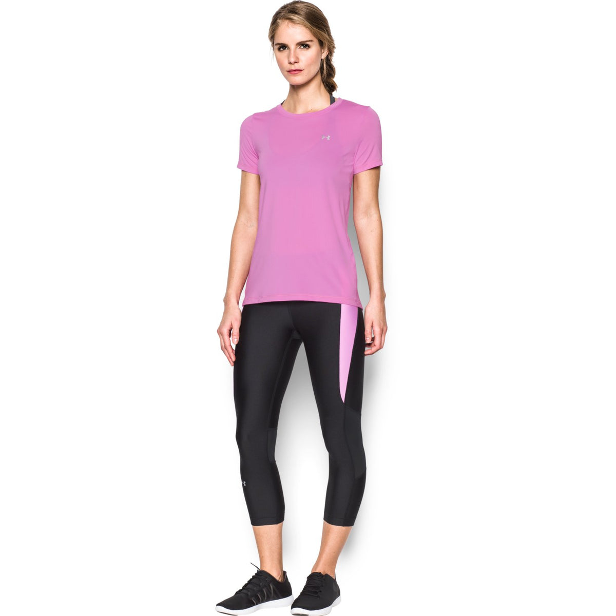 Under Armour Heatgear T-shirt Donna – Rosa