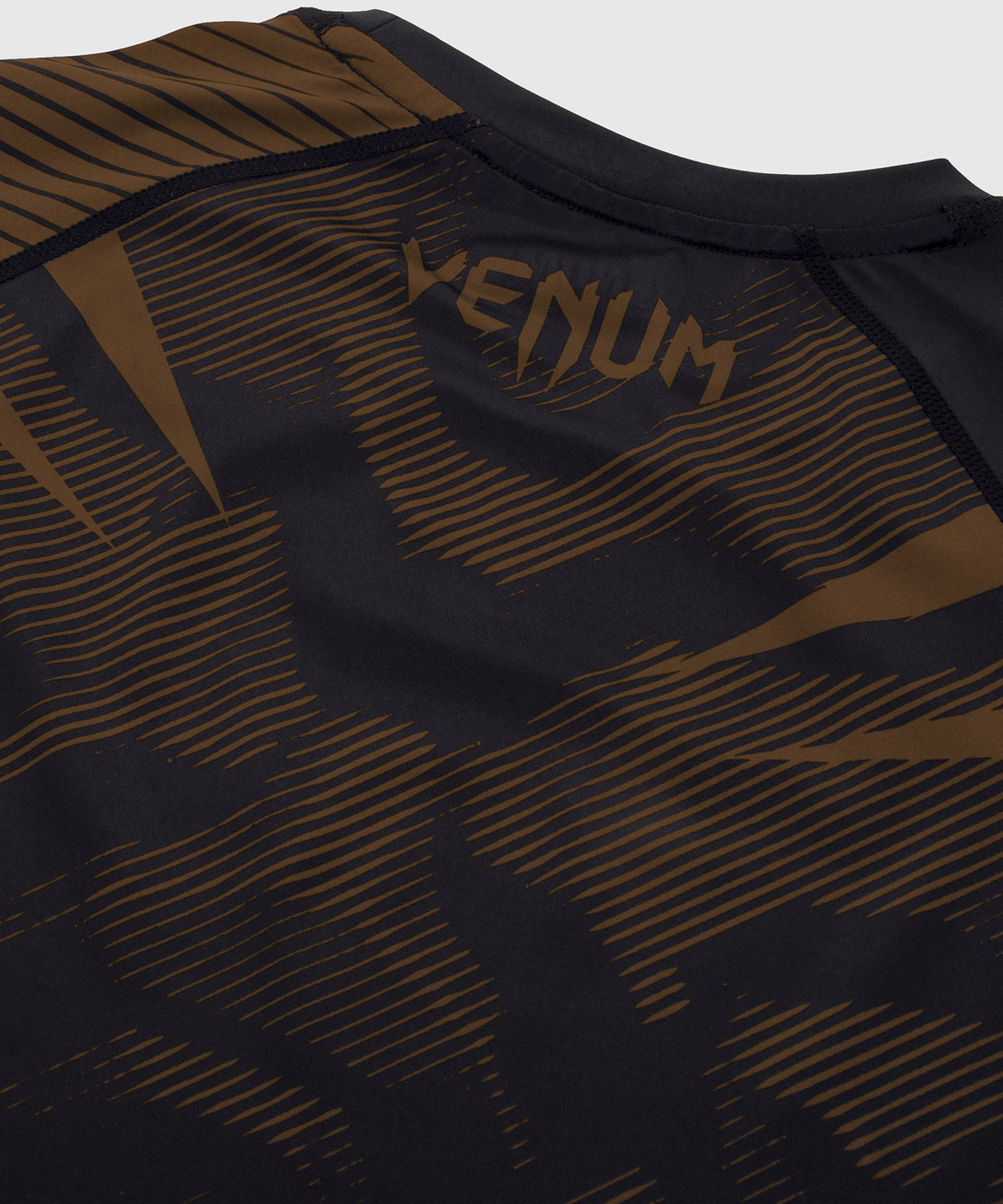 Rashguard Venum NoGi 2.0 - Manches Longues Approuvé IBJJF - Noir/Marron