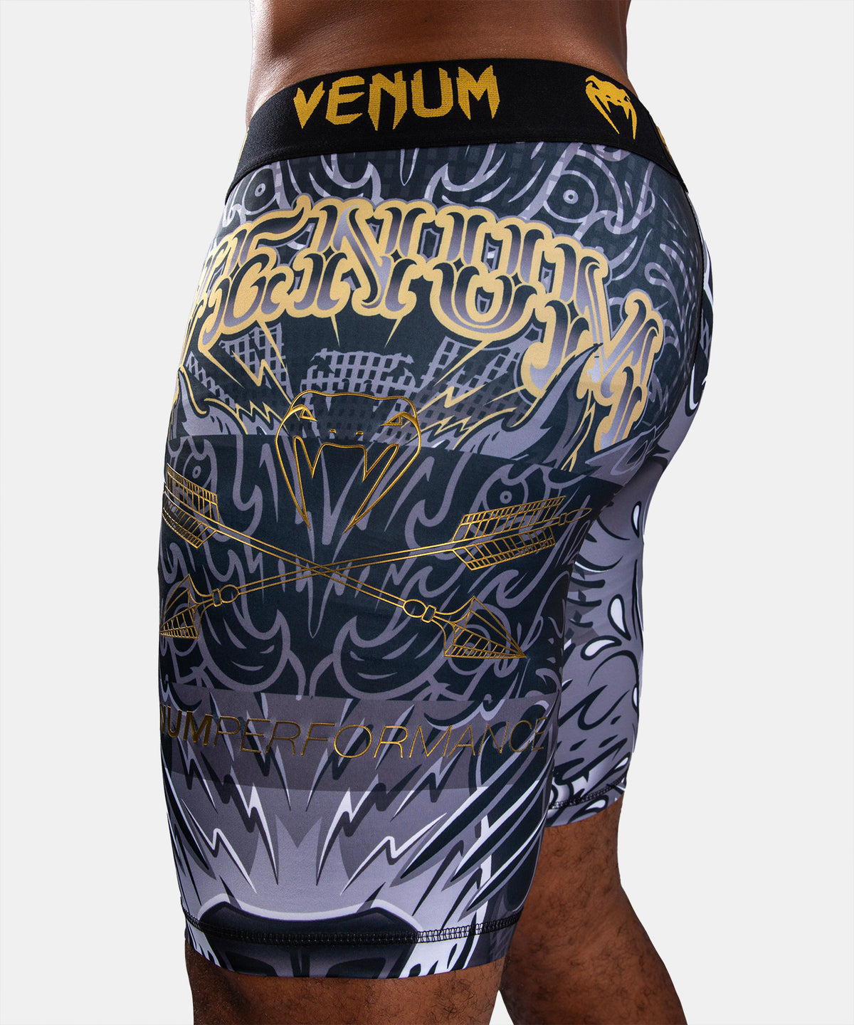Short de Compression Venum Wolf Atak – Noir/Gris