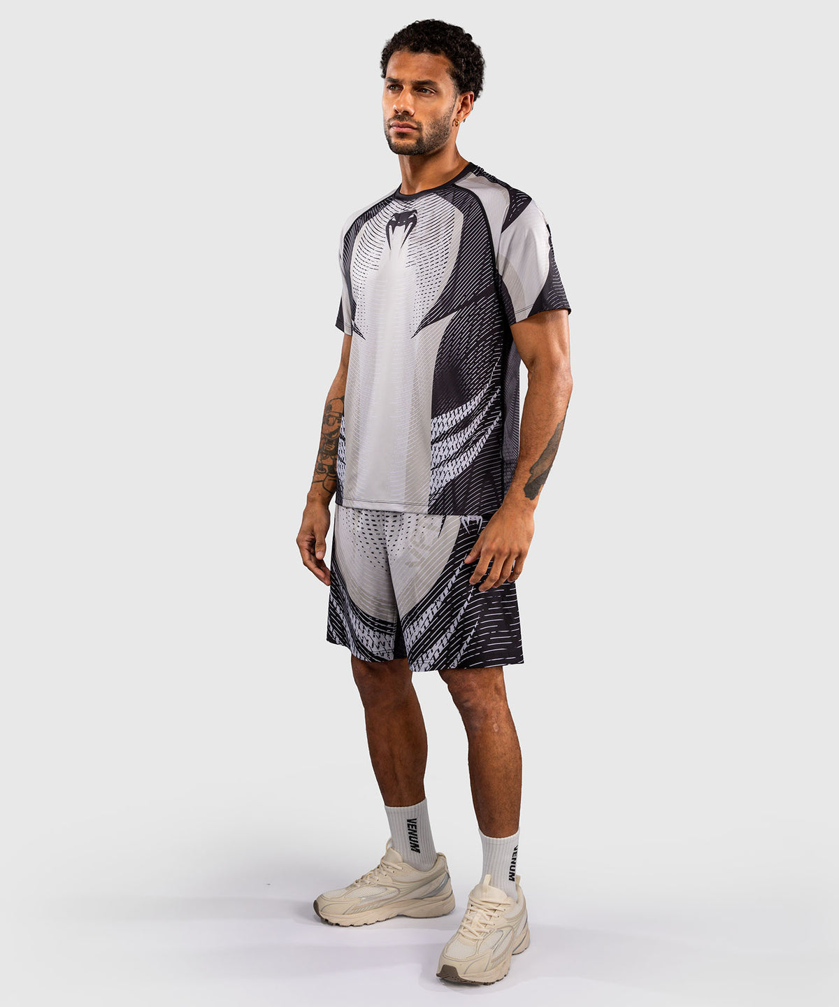 Venum Galactic 3.0 Dry Tech T-Shirt - Off-white/Black