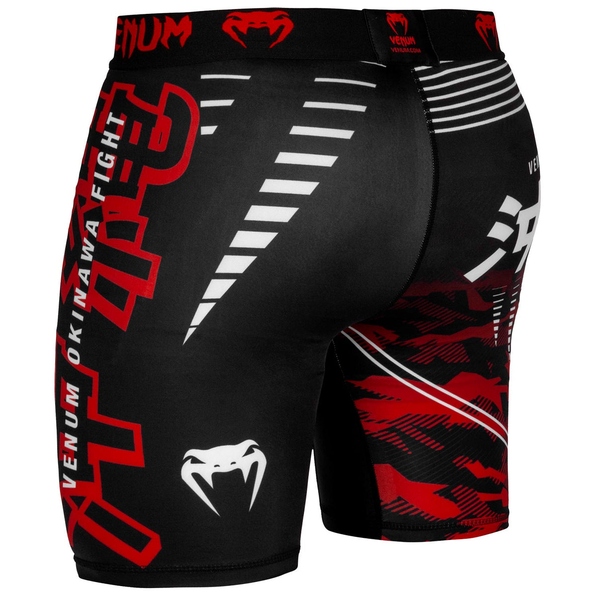 Venum Okinawa 2.0 Kompressionsshort - Schwarz/Weiß-Rot