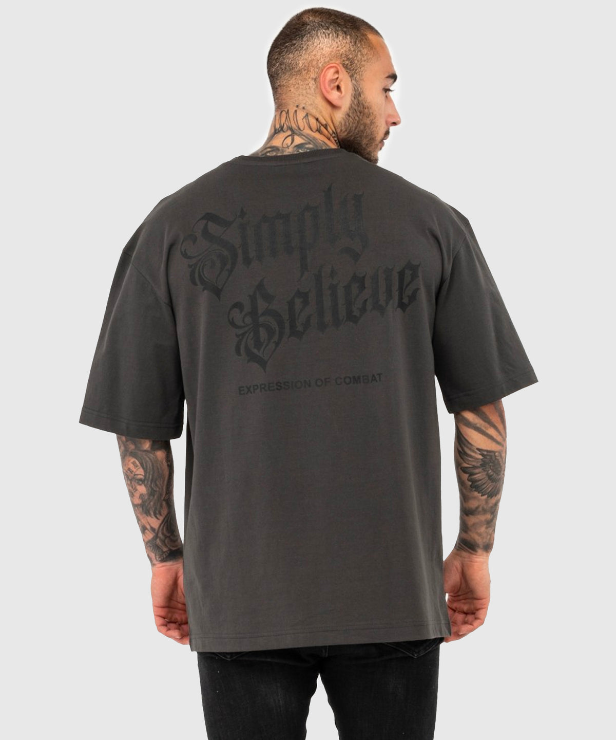 Tapout Simply Believe Camiseta - Grau