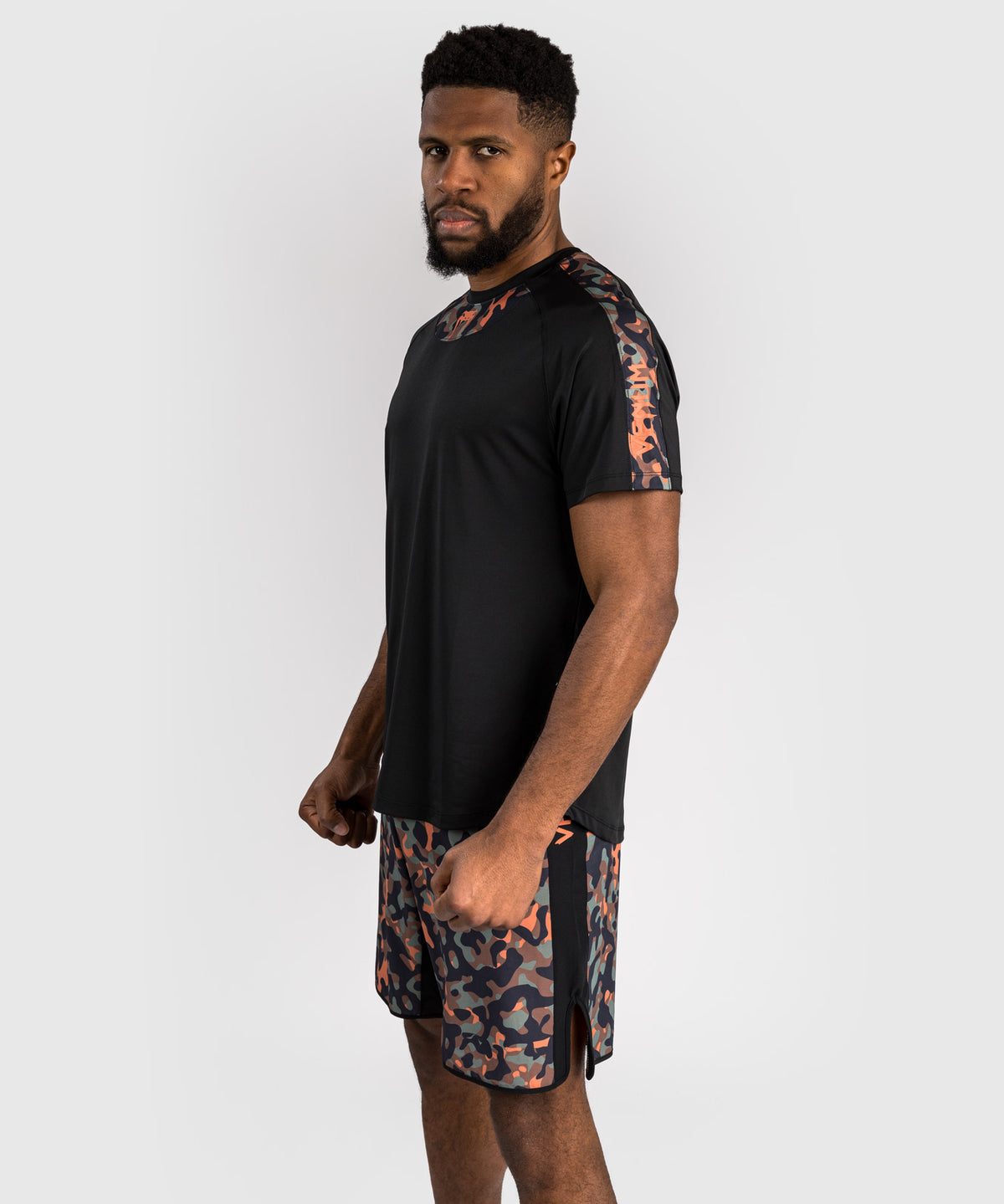 T-shirt Dry-Tech Venum Jungle Ops - Noir/Camouflage Kaki