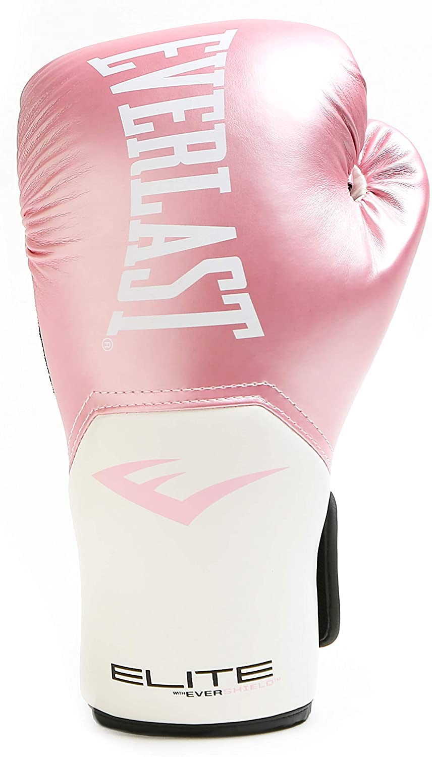 Everlast Elite Pro Style Elite Guantes de Boxeo - Rosa/Blanco