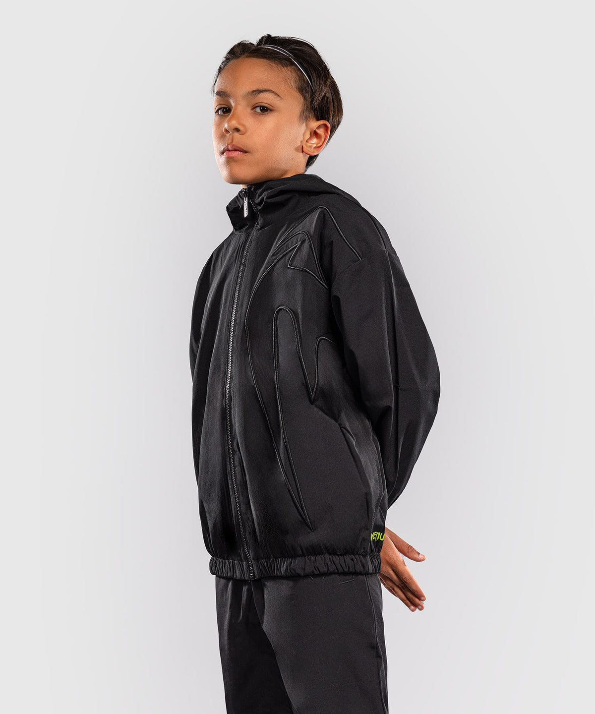 Venum Giant 3D Trainingsjacke für Kinder – Schwarz