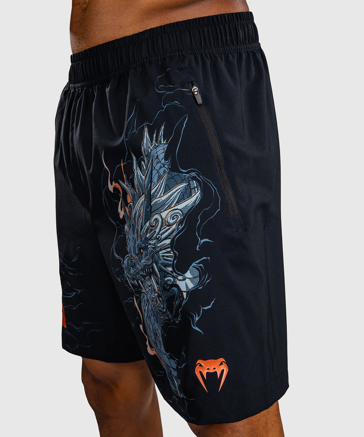 Venum Thunder Short de Entrenamiento – Negro/Gris/Cobre