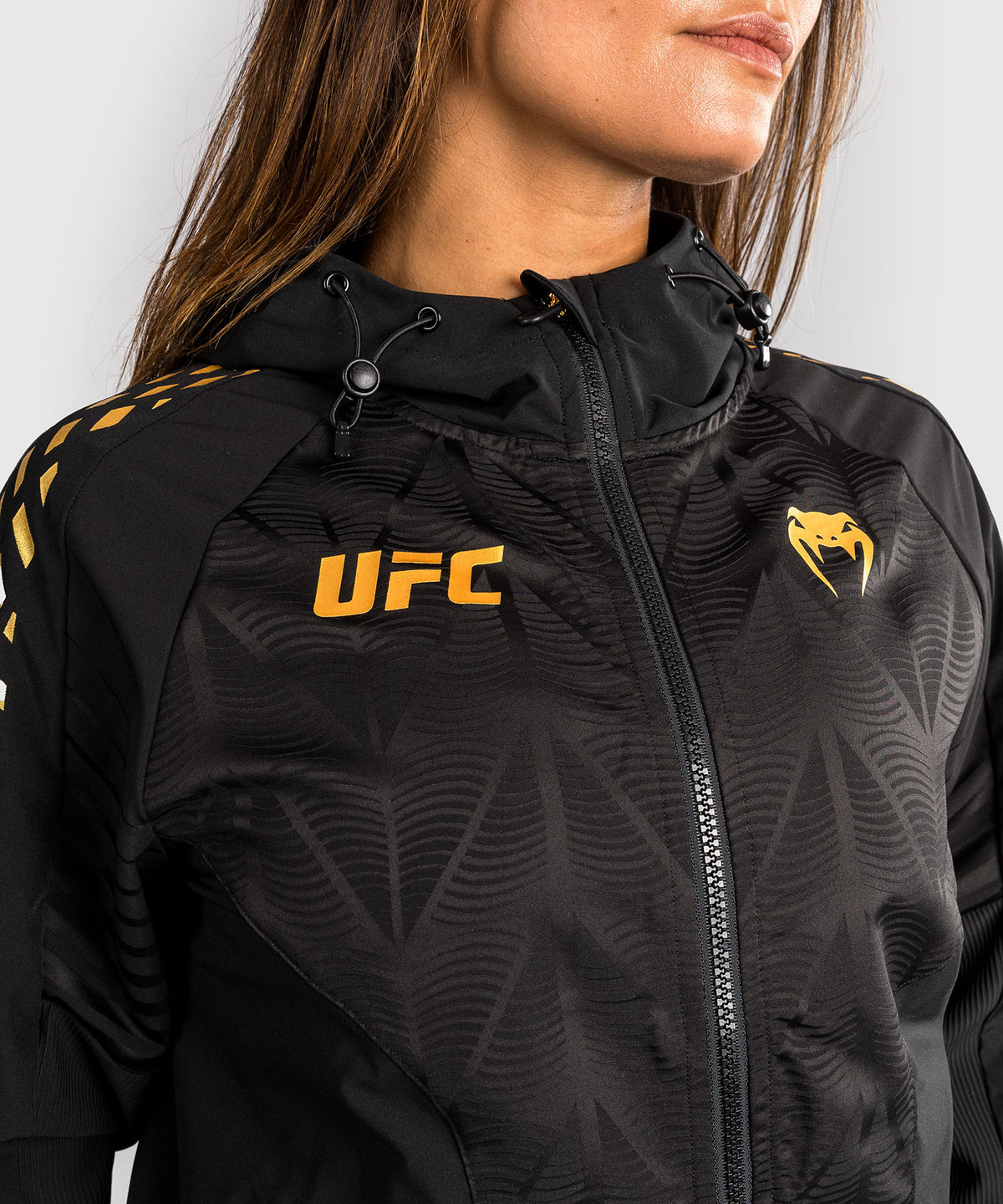 Sweat à capuche Walkout Femme UFC Zenith by Venum Authentic Fight Night - Champion