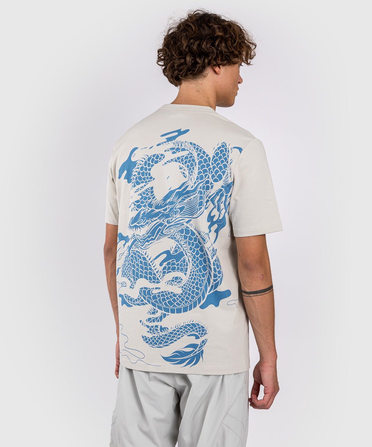Venum Dragon's Flight Herren T-Shirt - Misty Blue