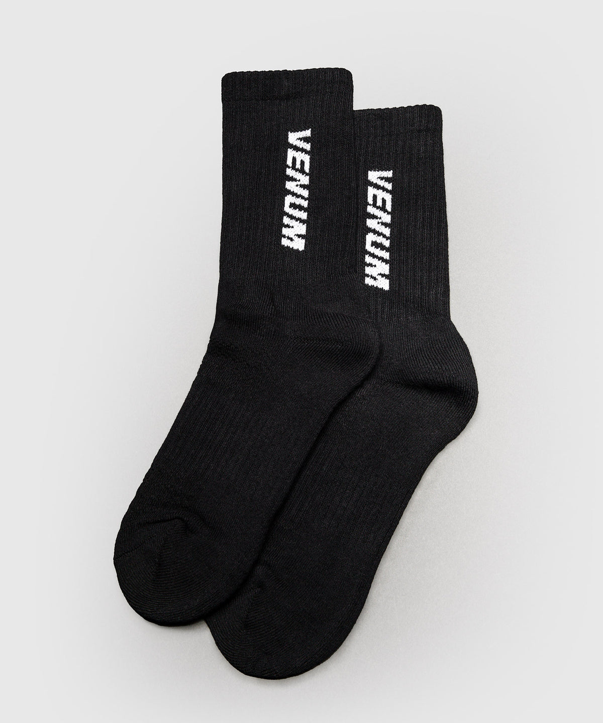 Venum Essential Crew Socken (Set mit 3 Paar) – Schwarz/Weiß