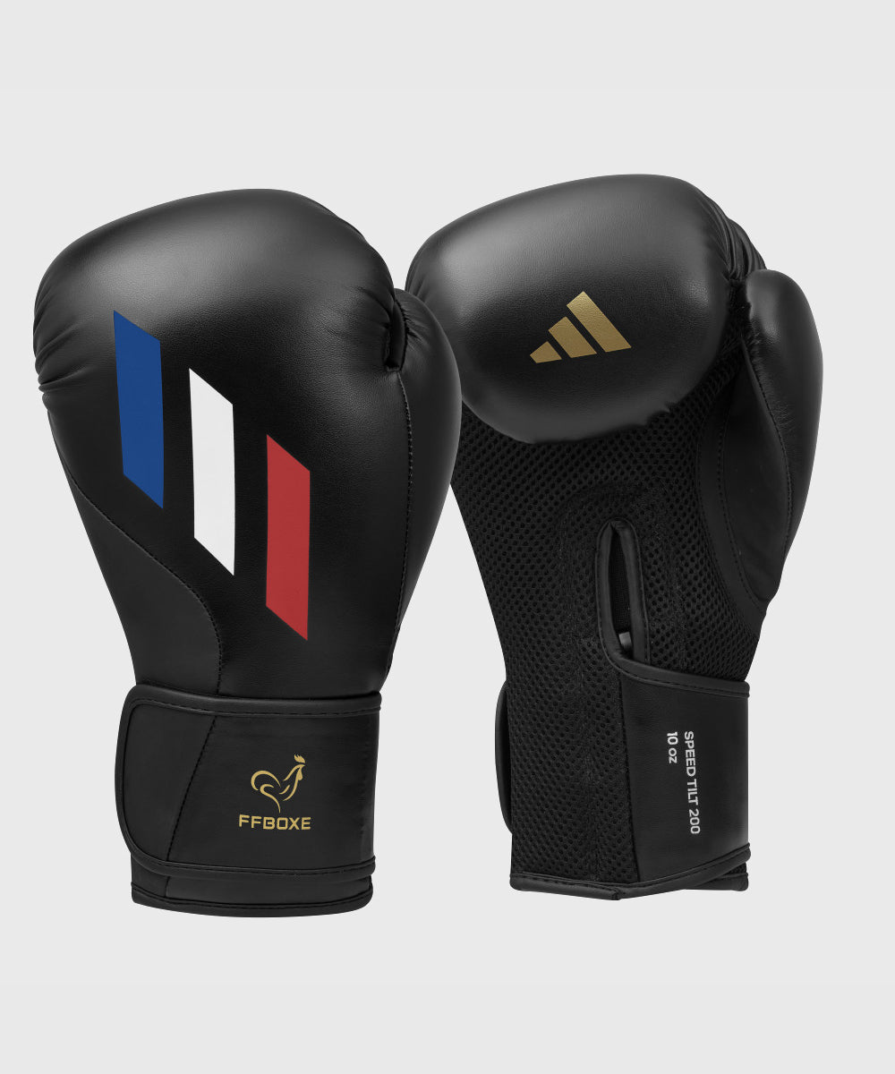 Adidas Speed Tilt 200 FFB Guantes de Boxeo - Negro