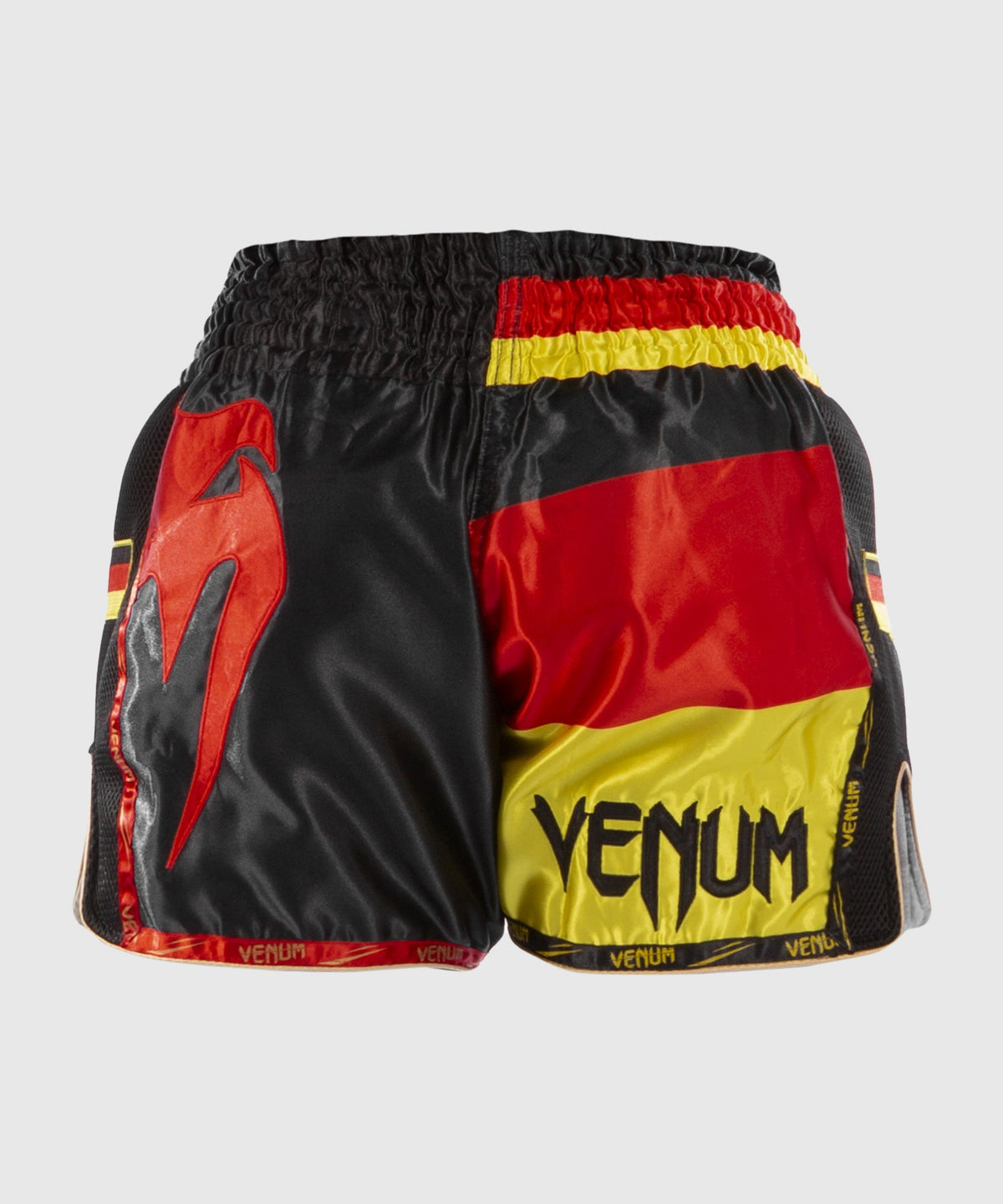 Venum Giant Muay Thai Short - Black/Yellow/Red
