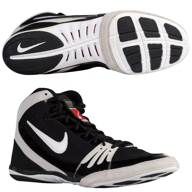Chaussures de Lutte Nike Freek - Noir/Blanc