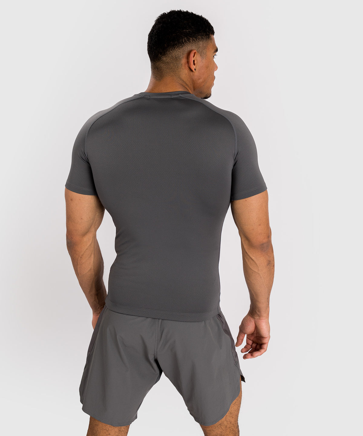 Rashguard à manches courtes pour hommes Venum Contender - Gris