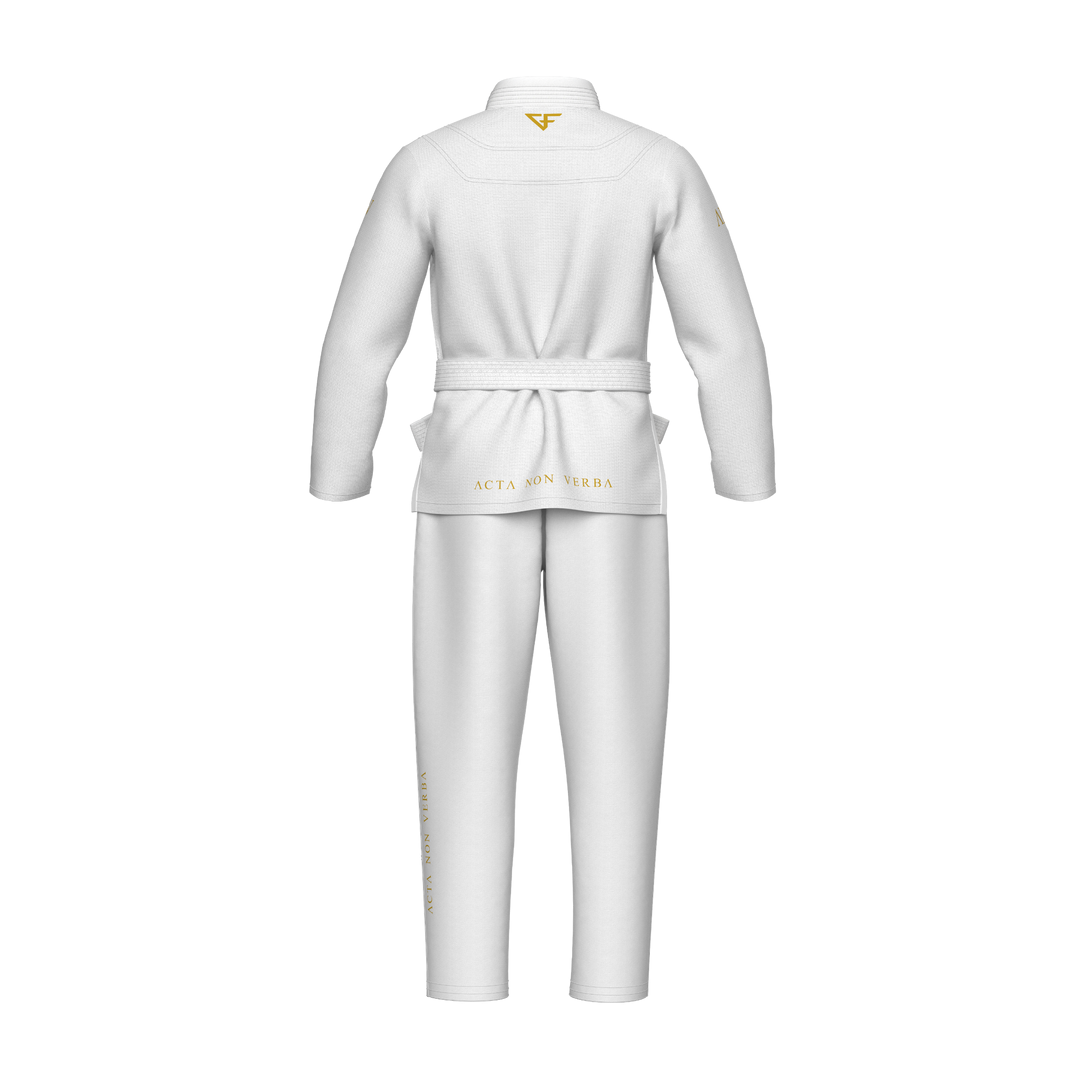 Ground Force Acta Non Verba BJJ Gi - White