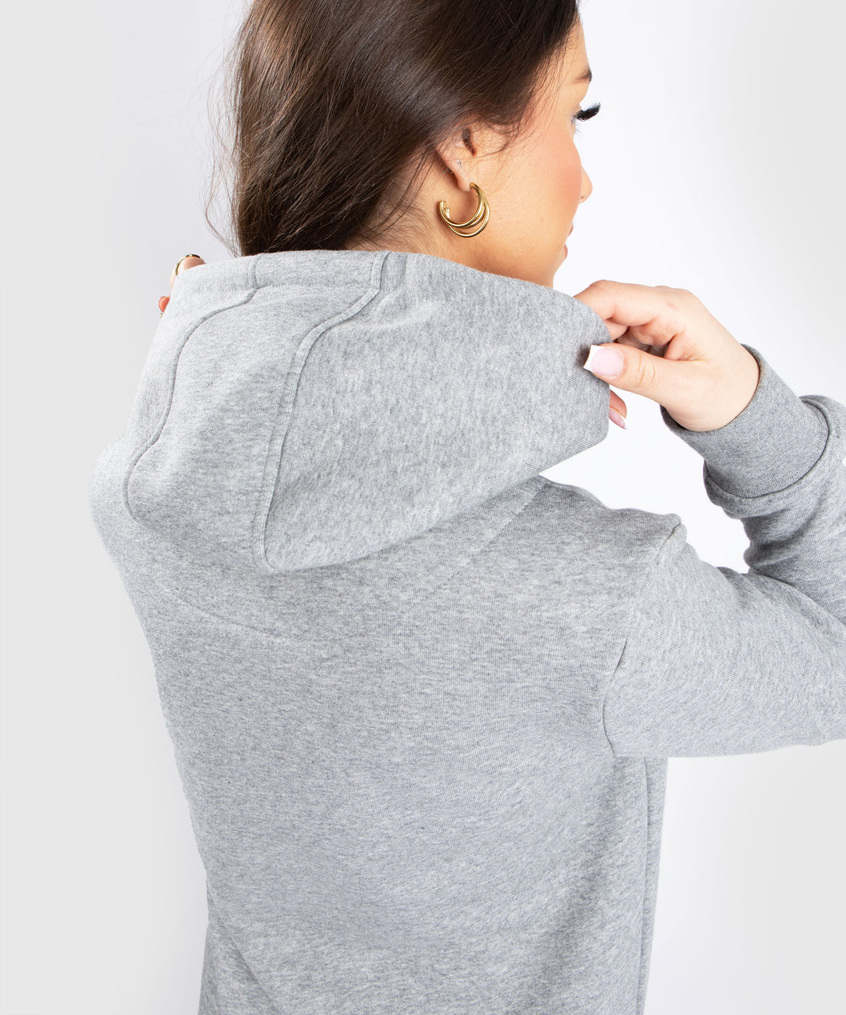 Sweatshirt à Capuche Venum Classic - Pour Femme - Gris Chiné Clair