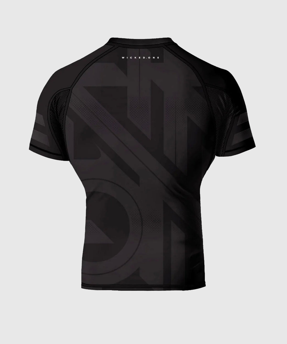 Wicked One Outsiderz Rashguard a Maniche Corte - Nero