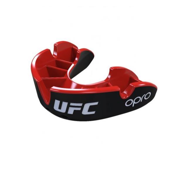 Paradenti Opro UFC Silver – Nero/Rosso