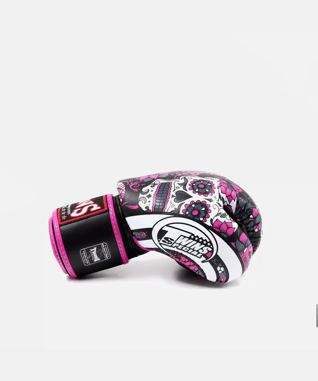 Twins Special Fantasy 4 Skull Guantes de Boxeo - Rosa