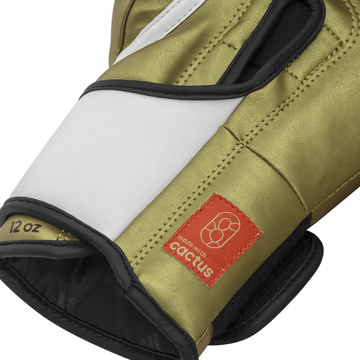 Adidas Tilt 350V Pro Boxing Gloves - White/Gold