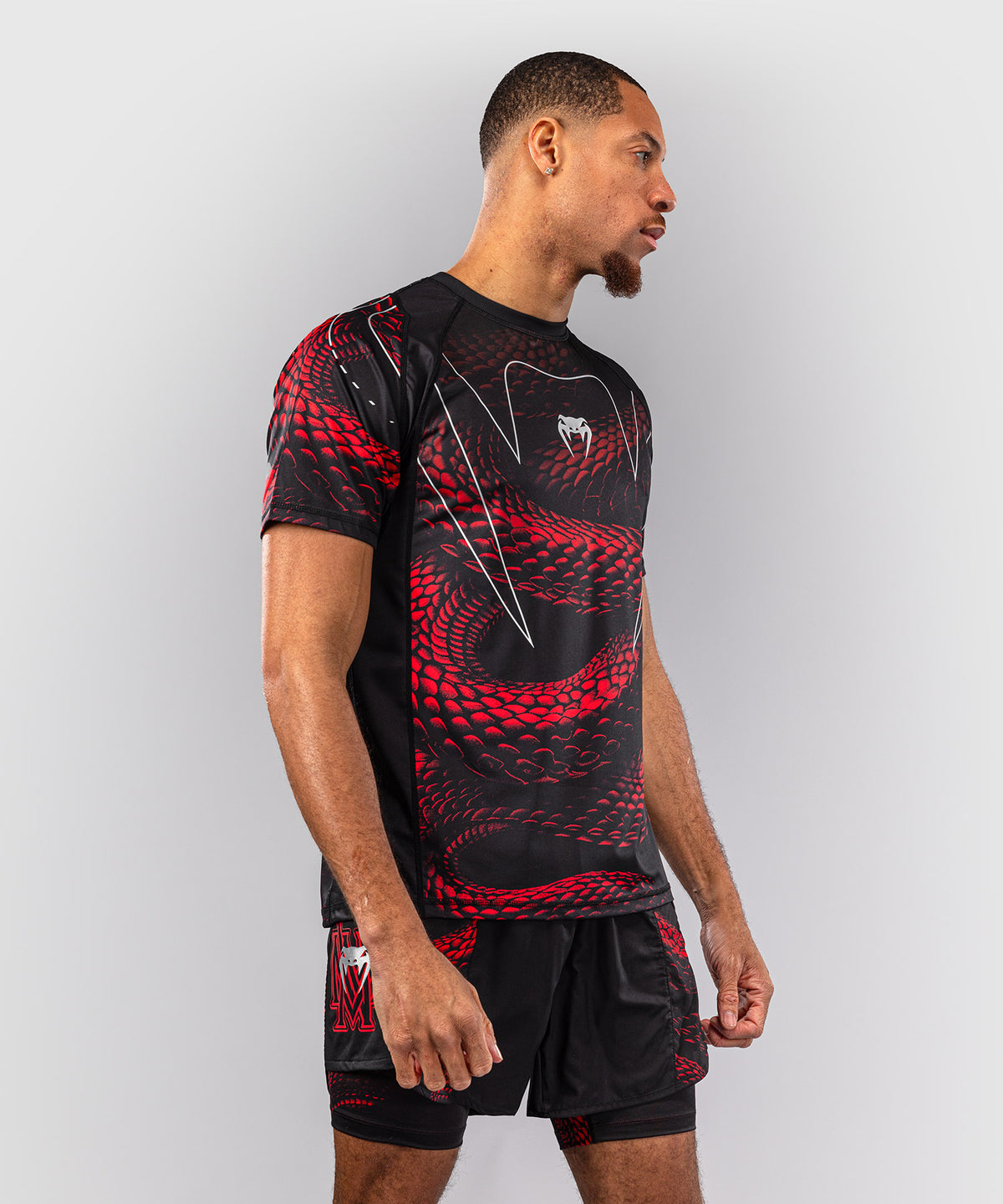 Venum Matupa Dry Tech T-Shirt - Black/Red/Silver