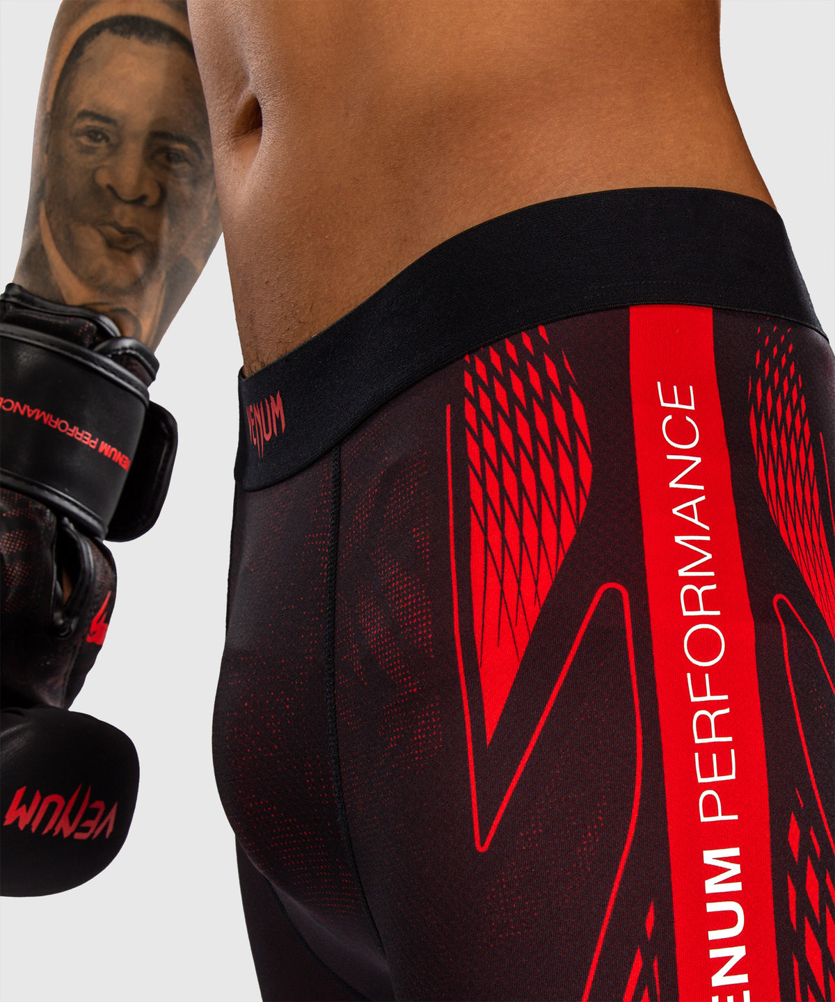Venum Amazonia Reborn Spats - Black/Red