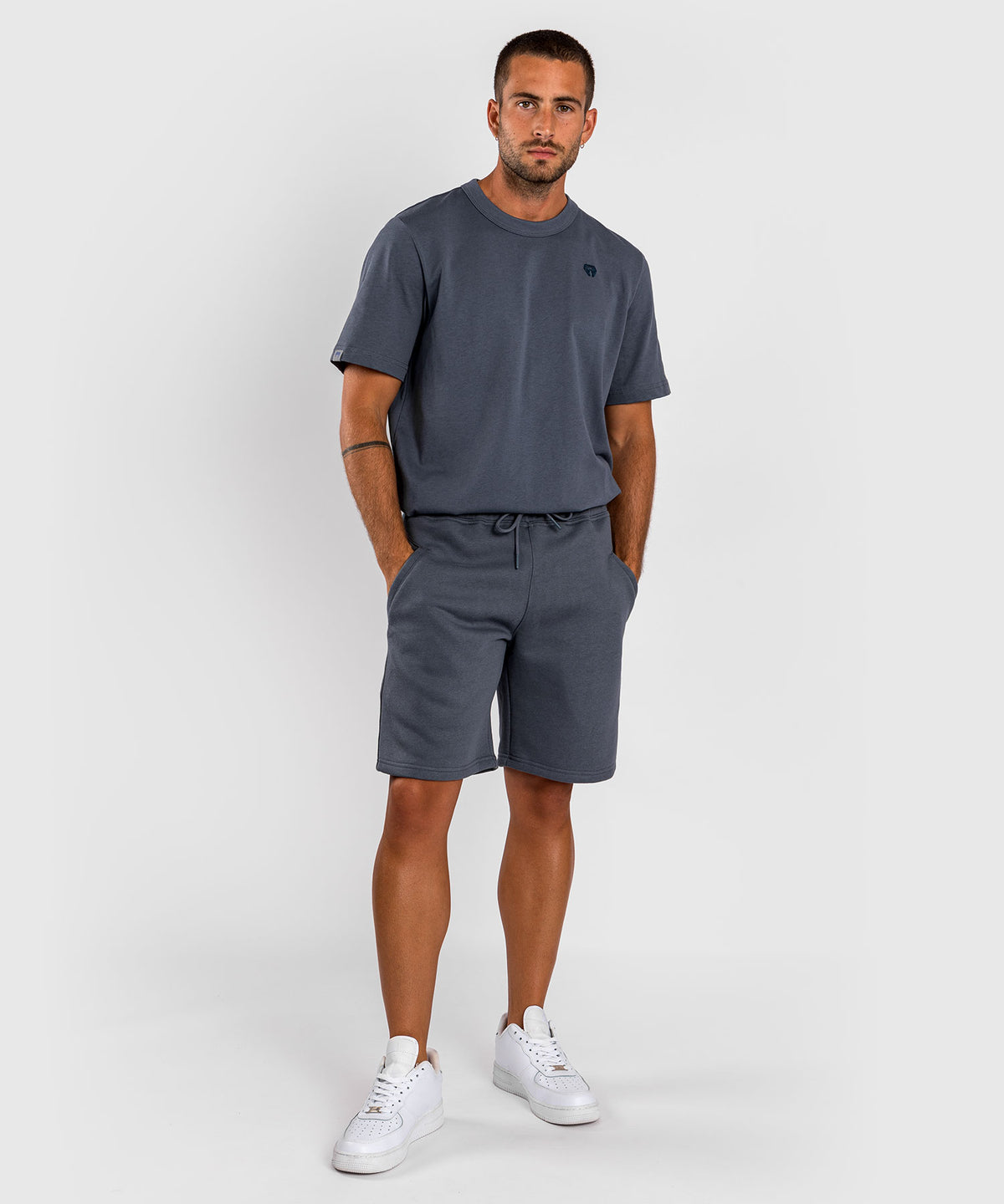 Venum Silent Power Pantalón Corto de Algodón - Azul Marino