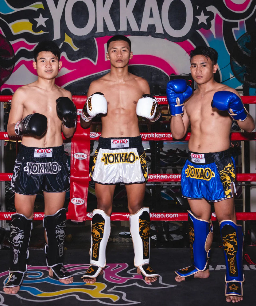 Yokkao Original Oro Muay Thai Shorts - White