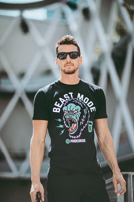 Pride Or Die Beast Mode Trainings-T-Shirt - Schwarz
