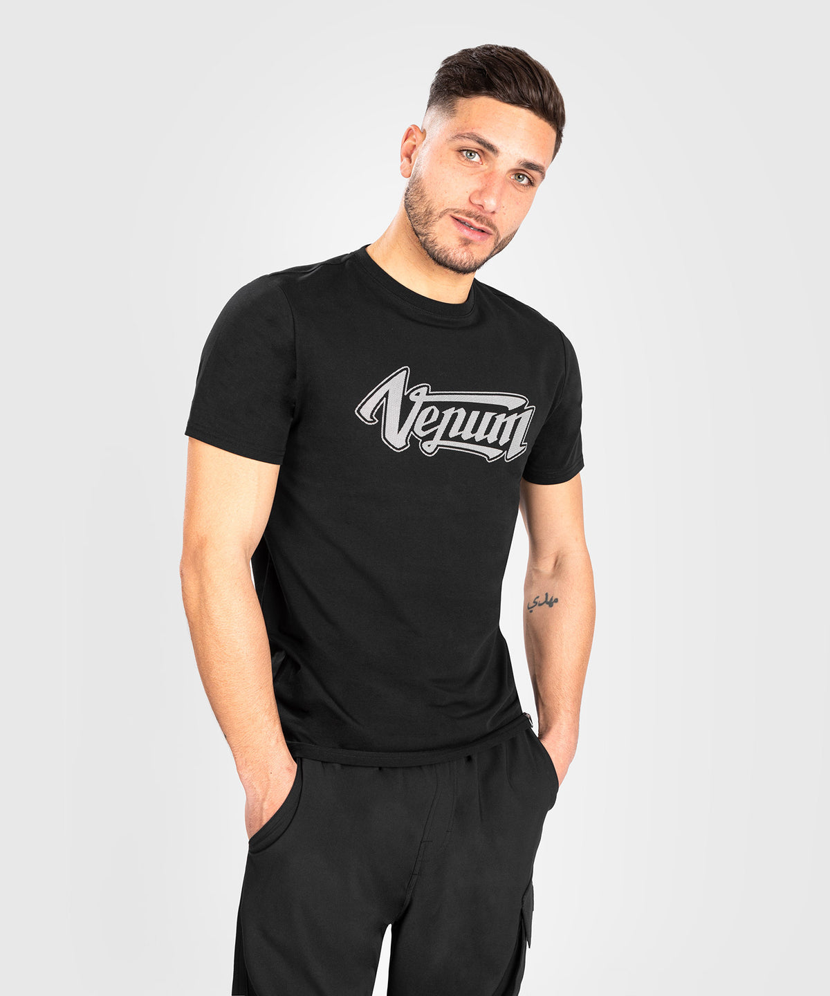 Venum Absolute 2.0 Maglietta Vestibilità regolata - Nera/Argento