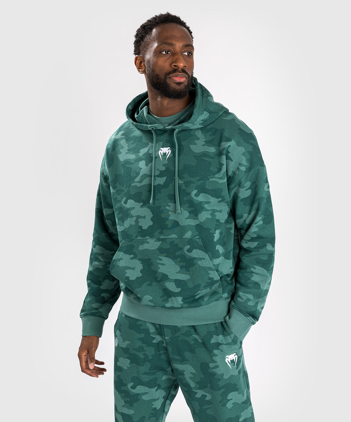 Venum Vortex XL Herren Kapuzenpullover - Türkis Camo