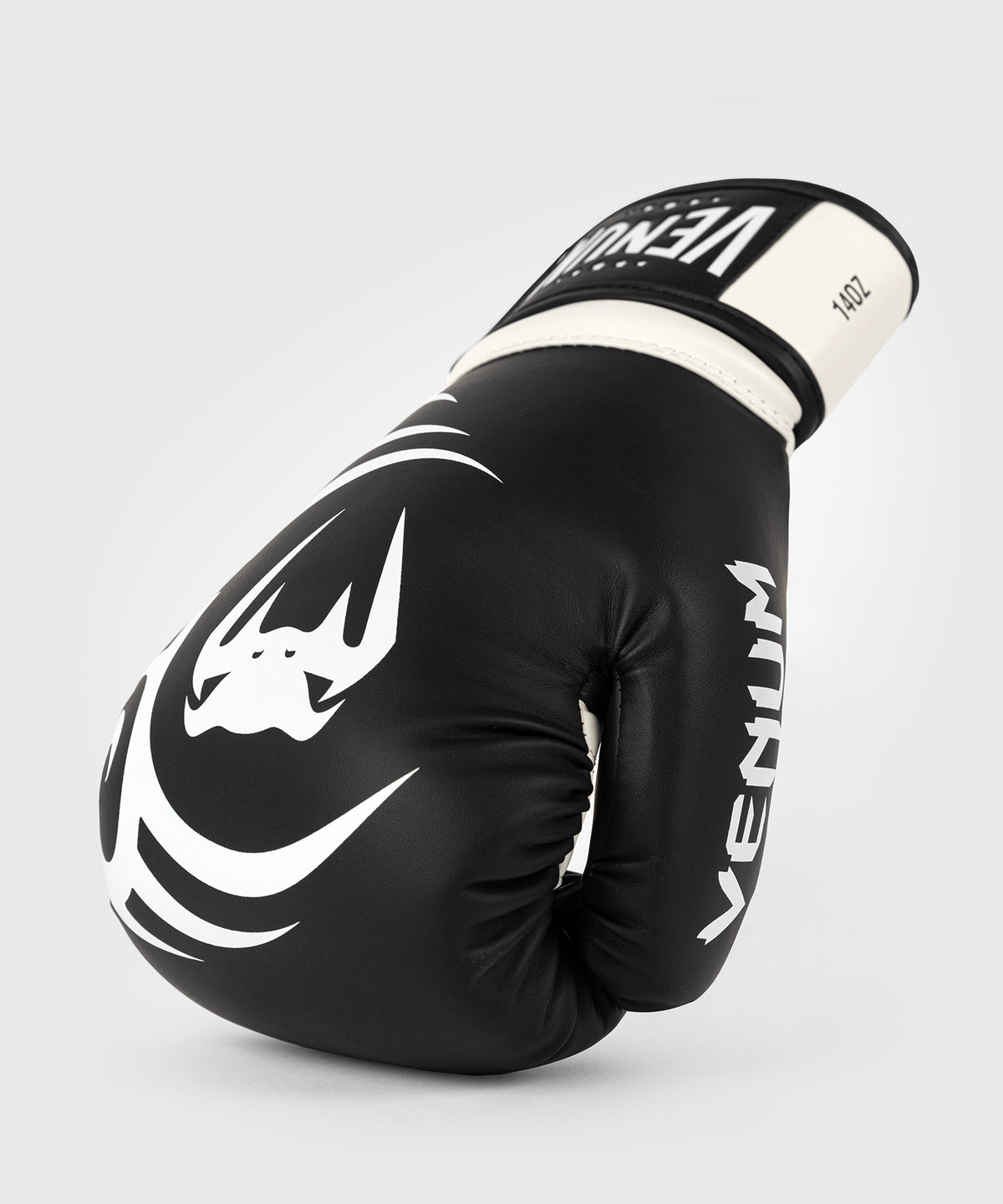 Venum Giant 2.0 Mike Tyson Pro Boxhandschuhe - Tiefschwarz/Optisch Weiß